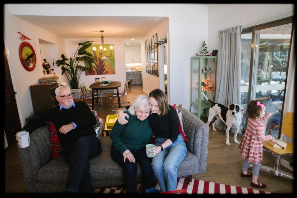 Christmas lifestyle family photos